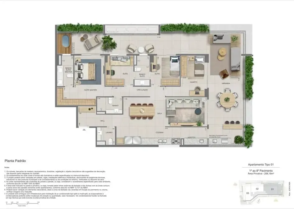 PLANTA 208m²