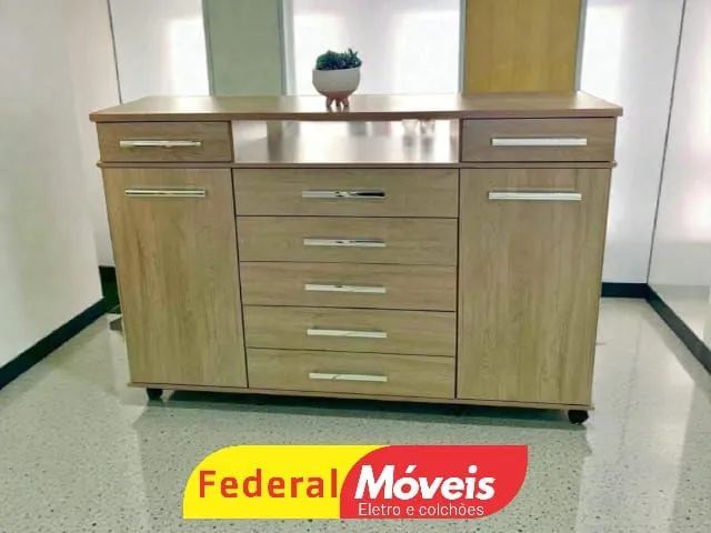 Cômoda com 7 Gavetas 2 Portas - Solicite Catálogo 