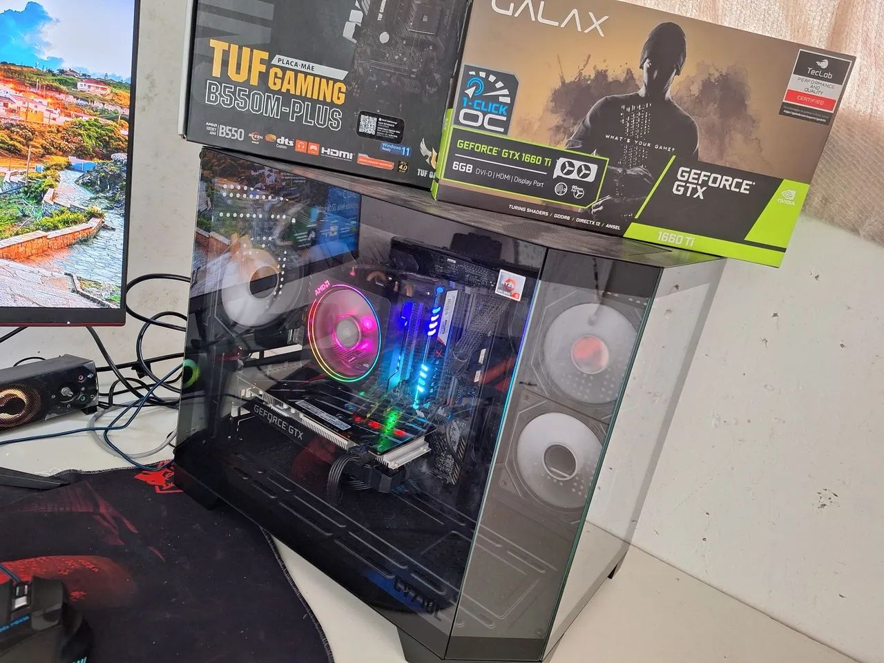 Pc gamer ryzen 5 completo ( troco em notebook) - Foto 2