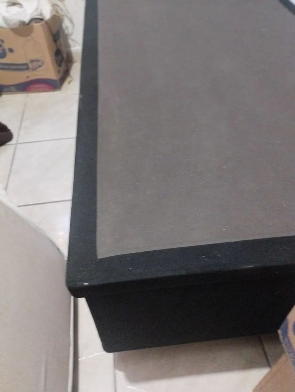 Cama box baú de solteiro com colchão  - Foto 3