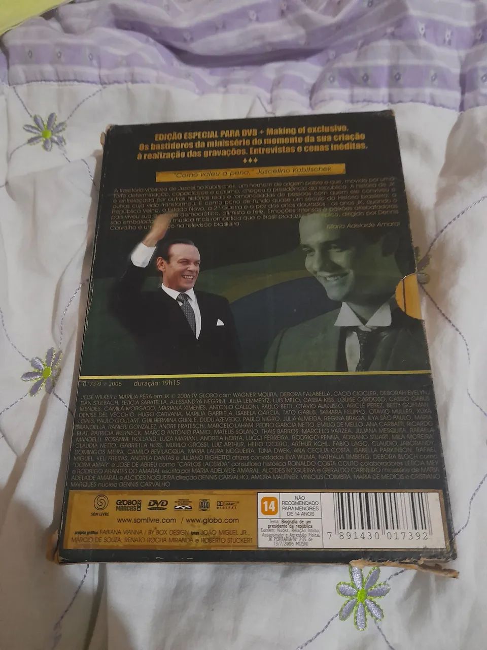 Box DVD Minissérie JK (Completo - 5 Discos) - Original Globo / Som Livre - Foto 2