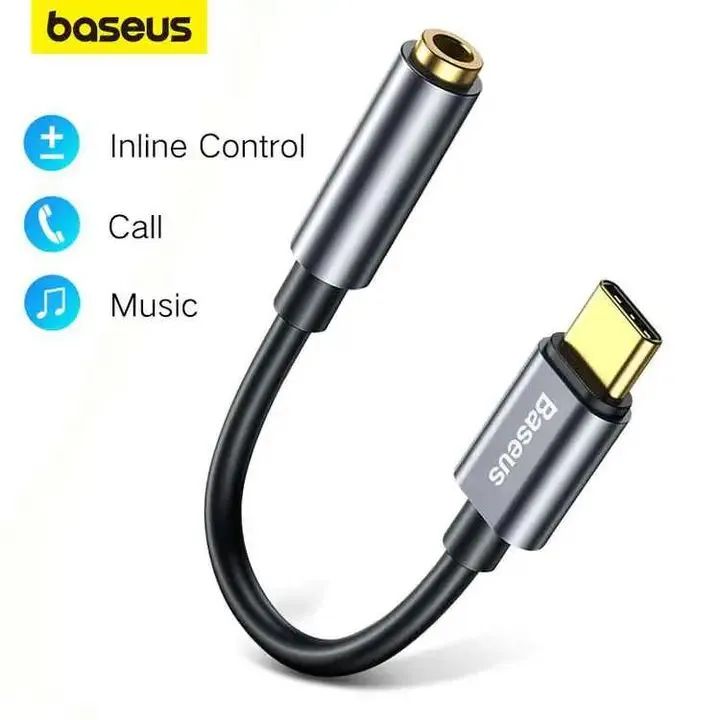 Adaptador P2 para tipo C. baseus.