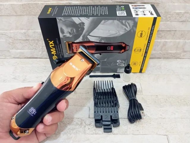 Maquina Profissional Cabelo e Barba B-Max Sem Fio