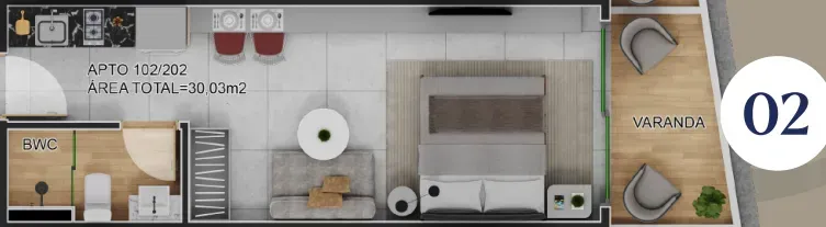 PLANTA 30m²