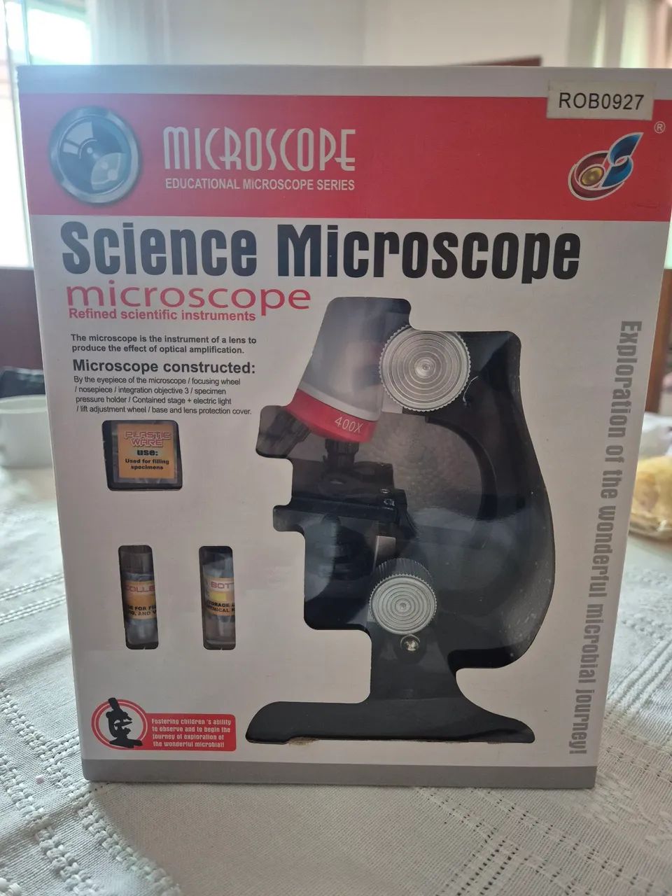 Microscópio infantil 