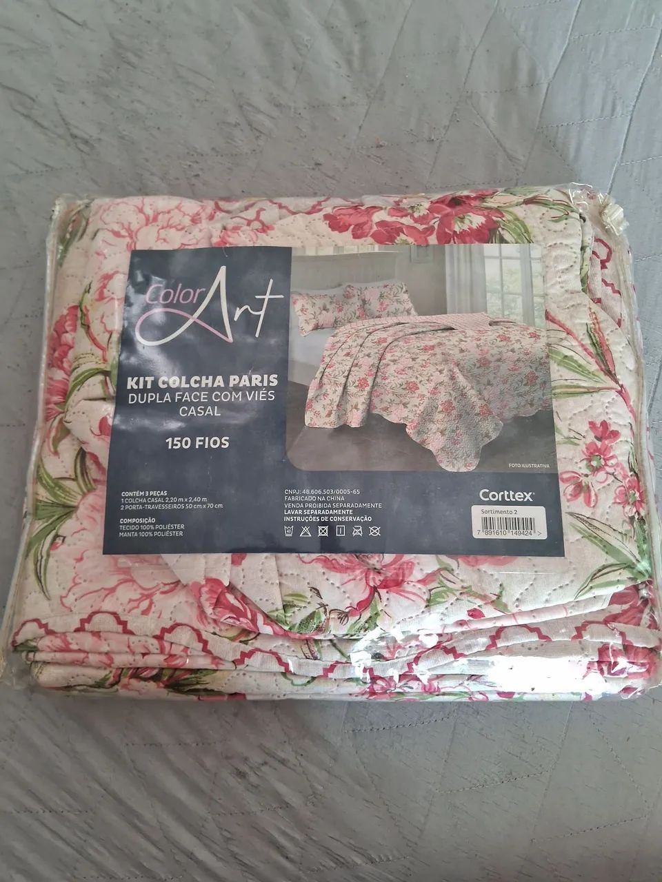 KIT COLCHA DE CAMA (CASAL)