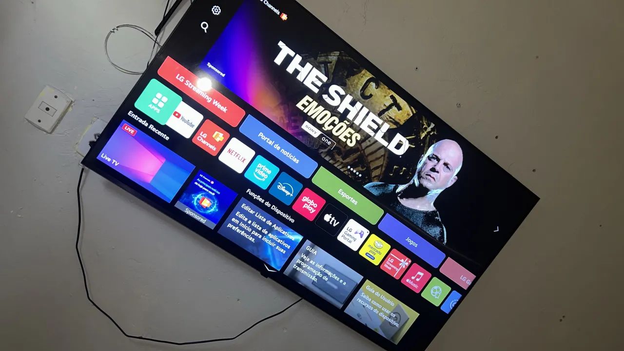 Tv 55 + mesa de jantar 4 lugares