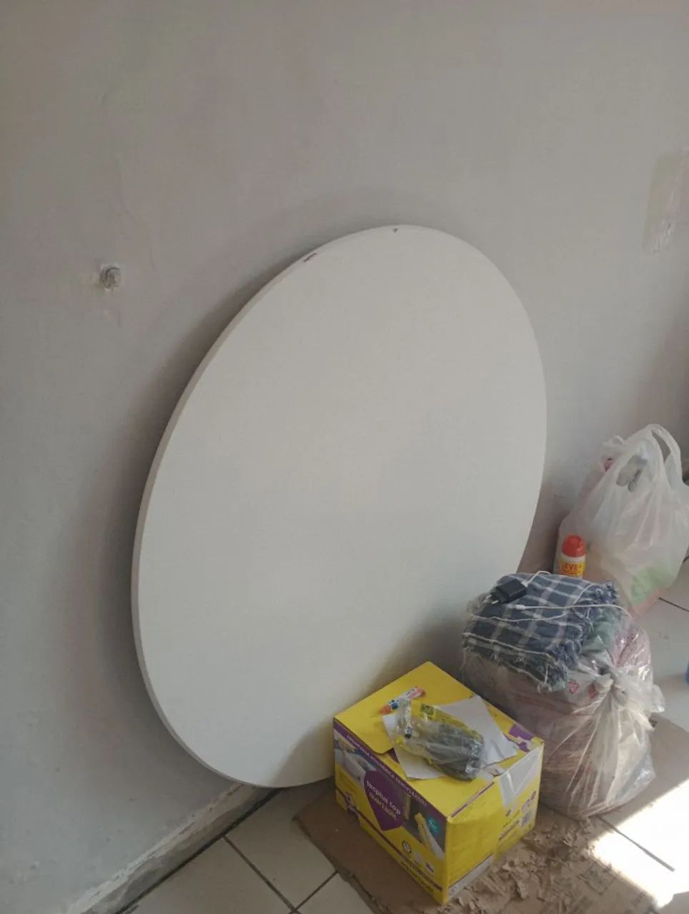 Tampo de mesa de madeira maciça. - Foto 2