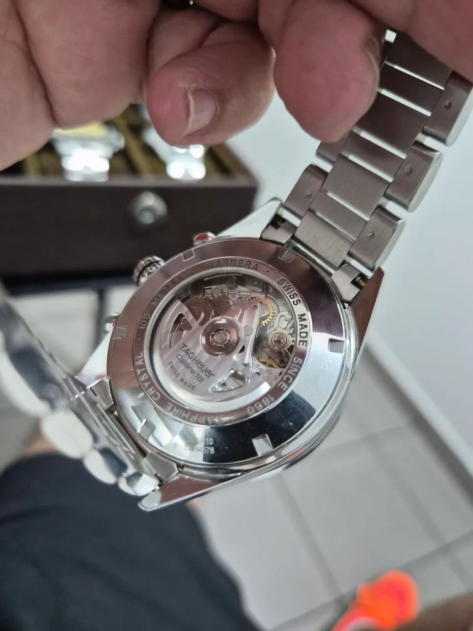 Relogio Automático Tag Heuer Carrera Chronograph CV2A10 - Foto 5