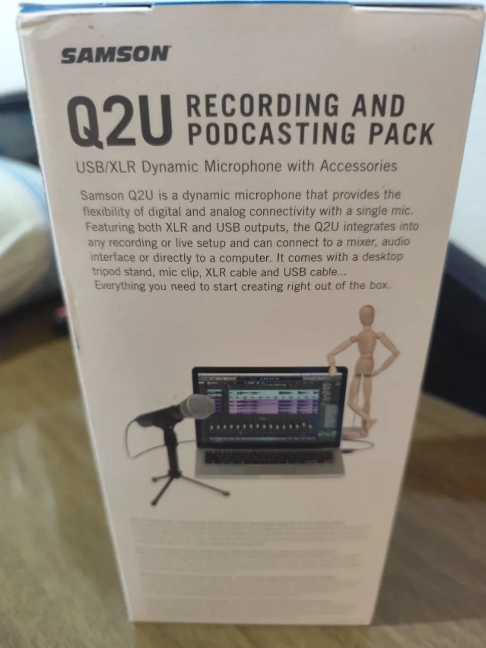 Microfone Samson Q2U ? USB e XLR | Completo na Caixa - Foto 2