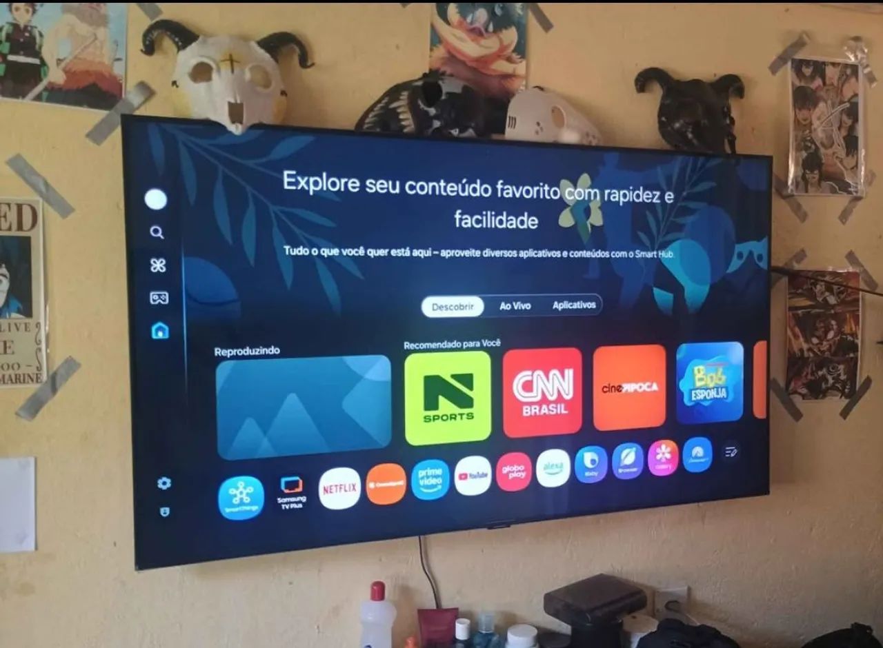 Vendo tv 55 polegadas Samsung smart cristal led  - Foto 2