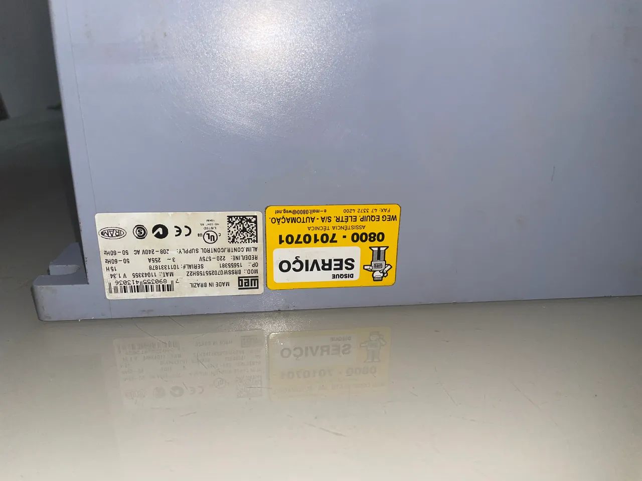 Vendo chave Softstart weg 255A/220-575v - Foto 4