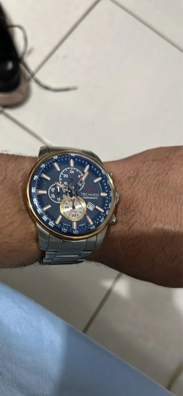 RELÓGIO TECHNOS CHRONOGRAPH (RETIRADA EM VALPARAÍSO)