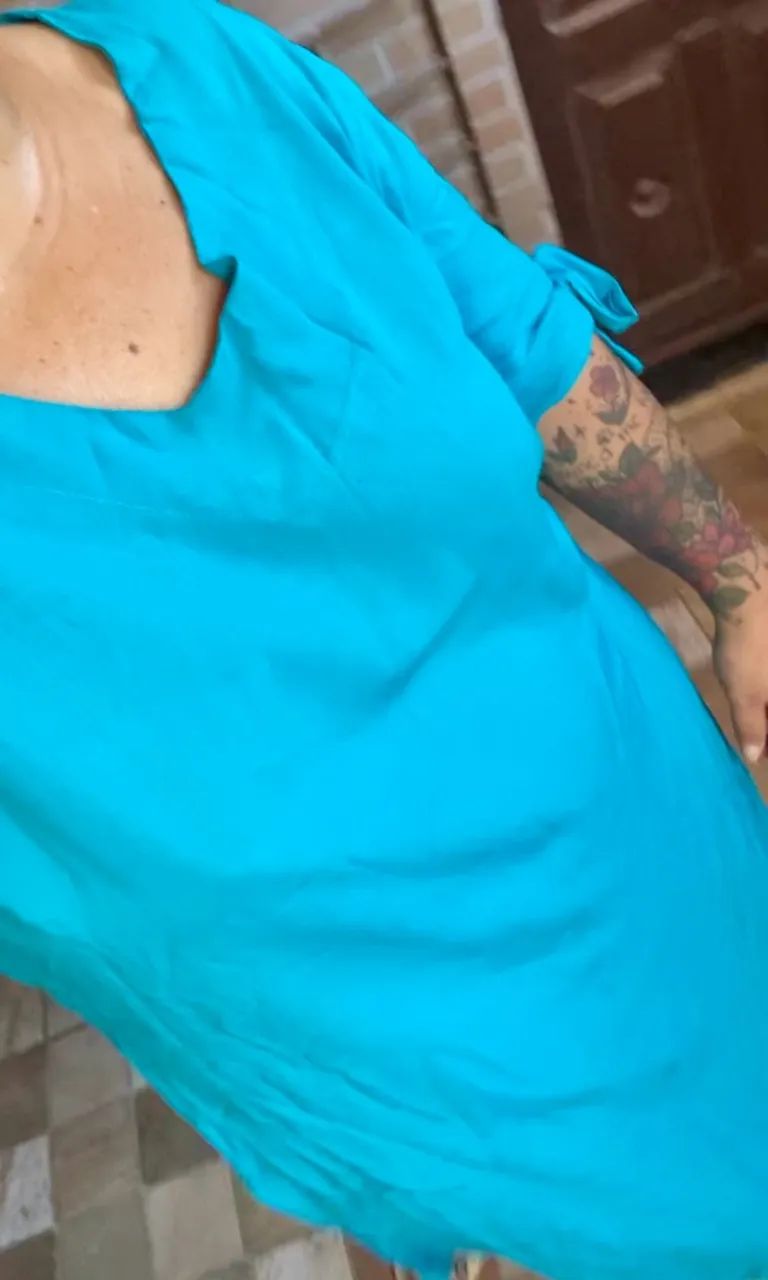 Vestido G azul  - Foto 4