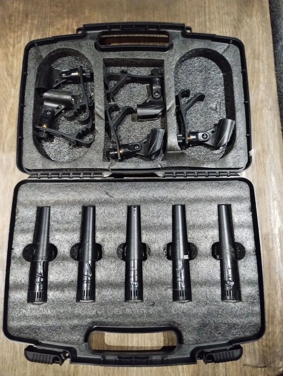 Kit Microfones Bateria Arcano Renius-7D-KIT Dinâmicos 5 Mics Cardioide