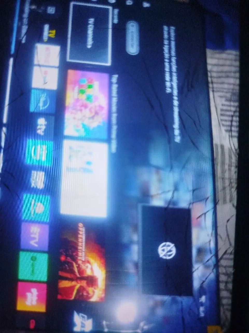 Smart tv 43 polegadas semi nova 2 mês de uso nota fiscal  - Foto 2