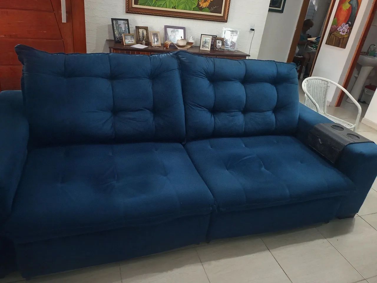Sofá retratil seminovo - Foto 3