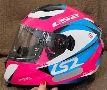 Capacete LS2 Stream Evo - Tamanho 60 - Impecável - Foto 5