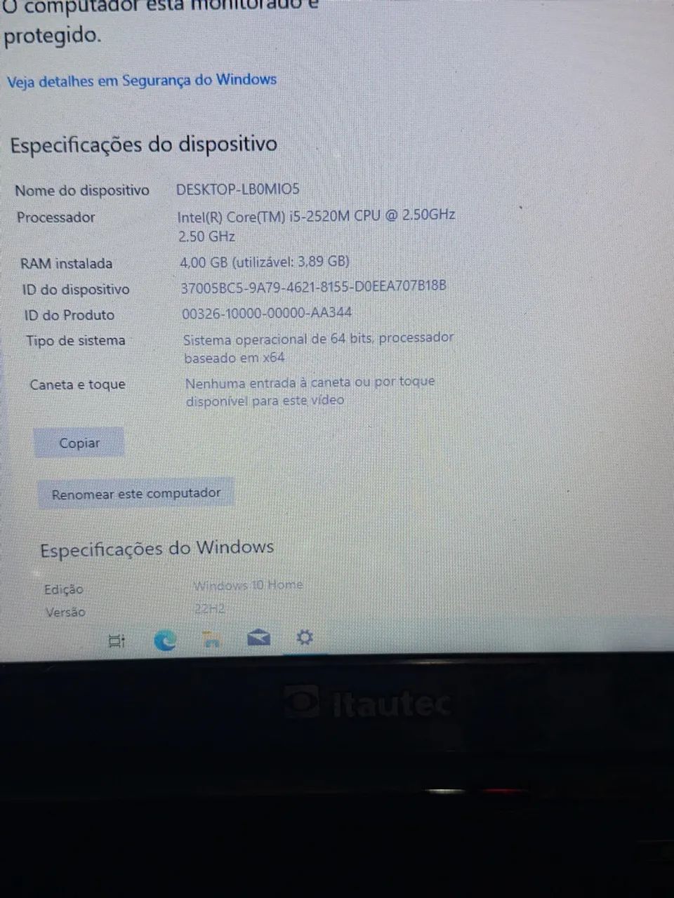 Notebook Itautec - Core i5 - Foto 3
