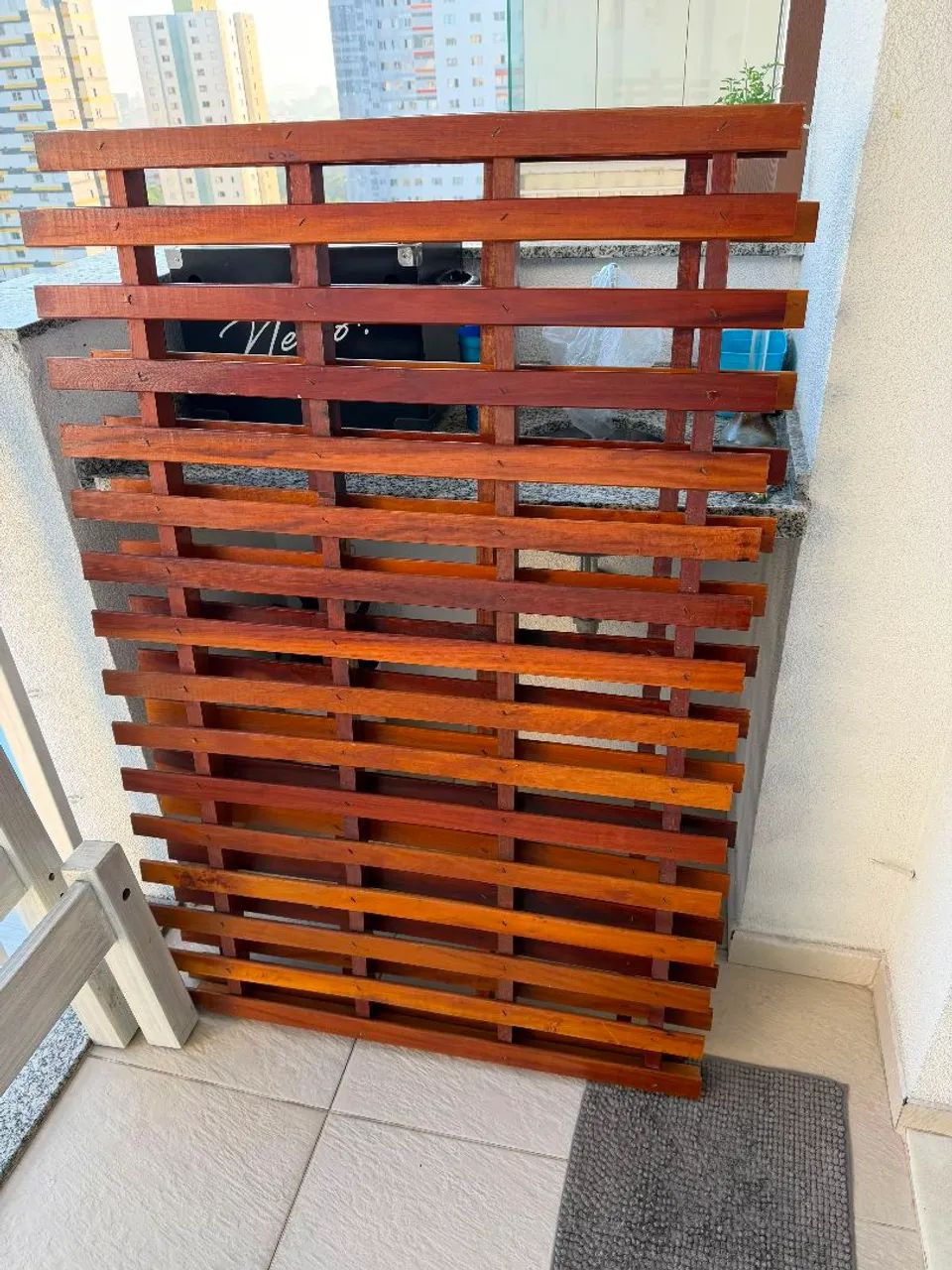 CAMA DE CASAL - BASE DE MADEIRA - Foto 5