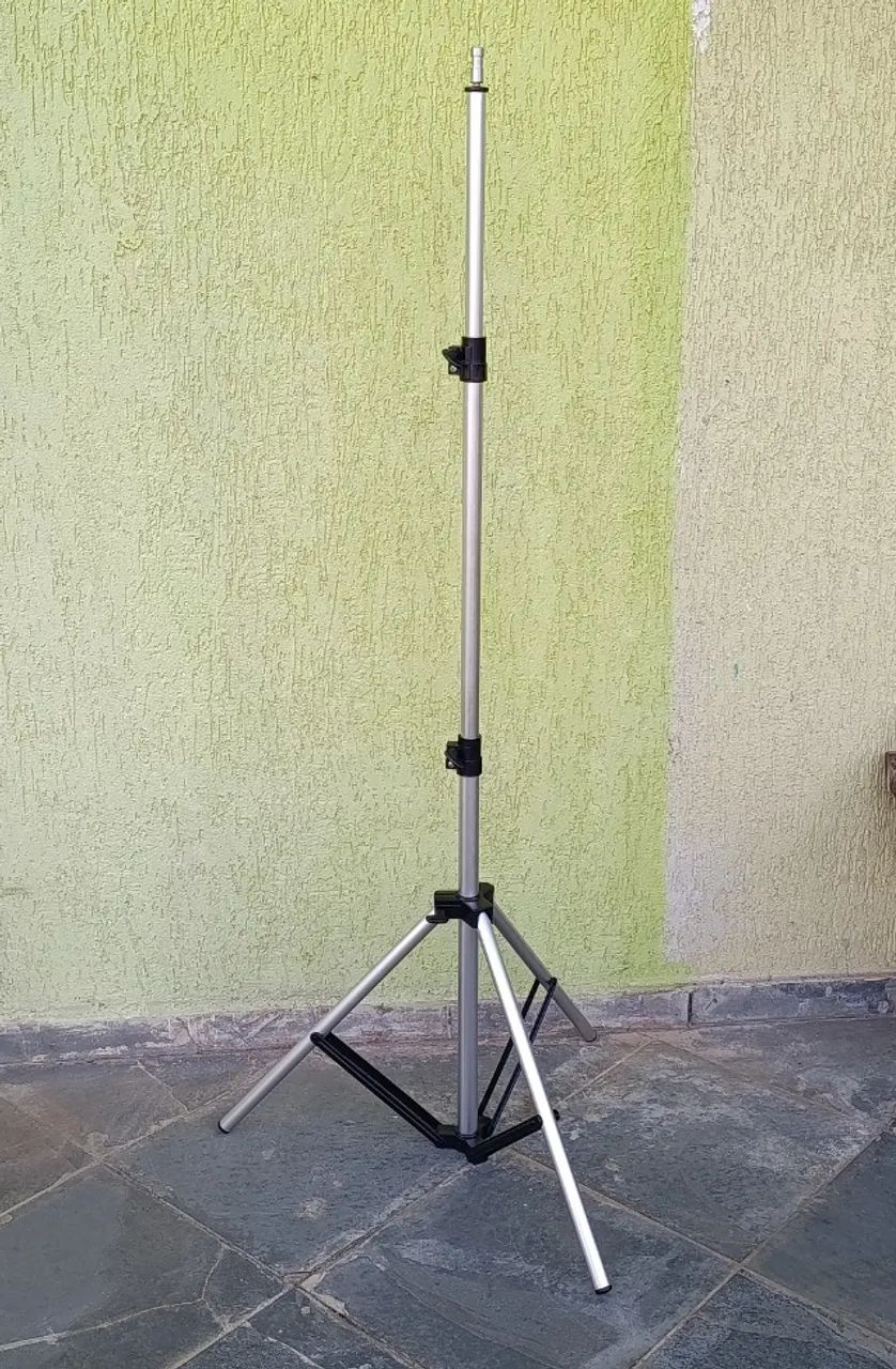 TRIPÉ MULTIFUNÇÃO SUPORTE CELULAR ALUMINIO 2,10M