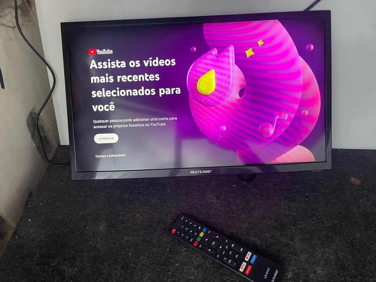 Smart TV 24 polegadas Multiplayer funcionando perfeitamente super bem conservada - Foto 4