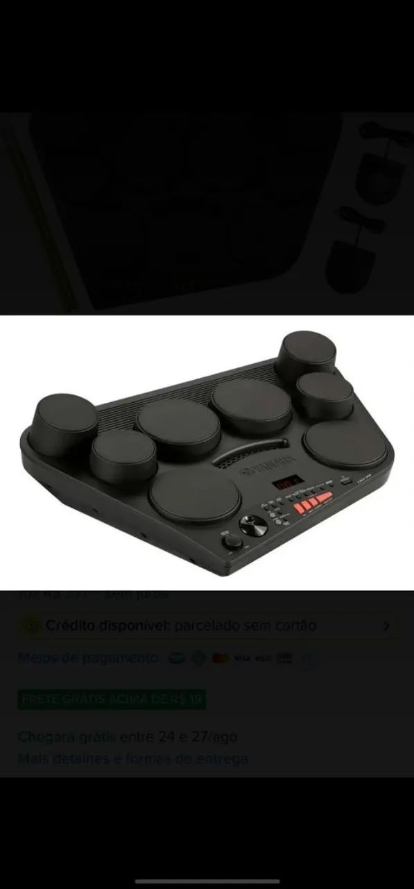 Bateria Eletrônica yamaha DD75 - Foto 3