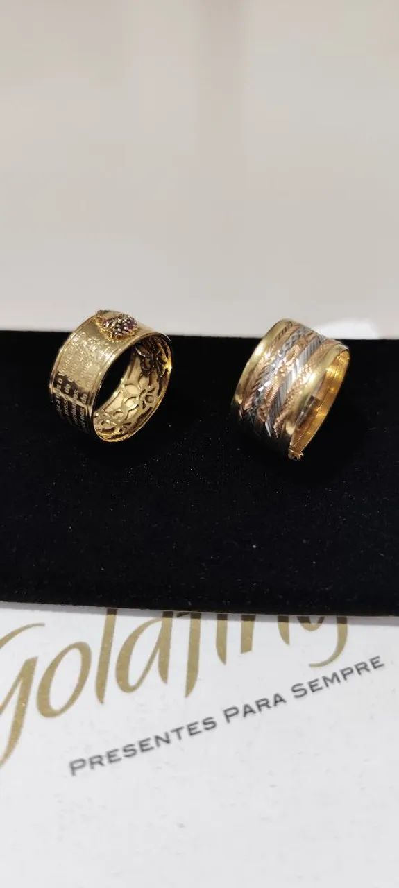 OPORTUNIDADE!!! Anéis em Ouro 18K (750) - Sofisticação e Exclusividade - Foto 2