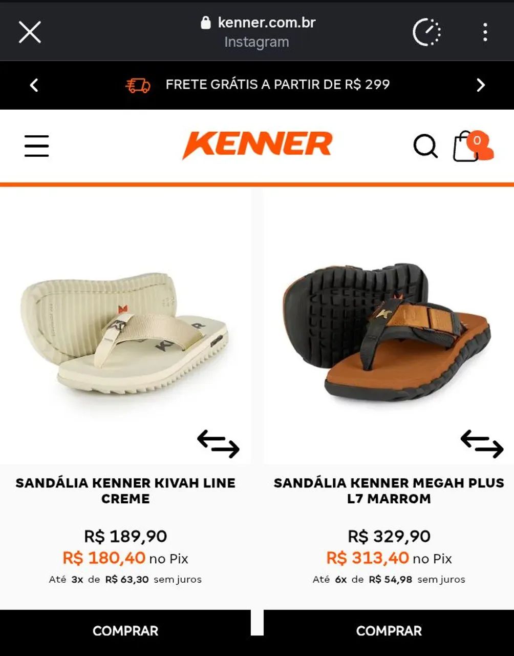 SANDÁLIA KENNER MEGAH L7 PLUS MARROM ORIGINAL. - Foto 4
