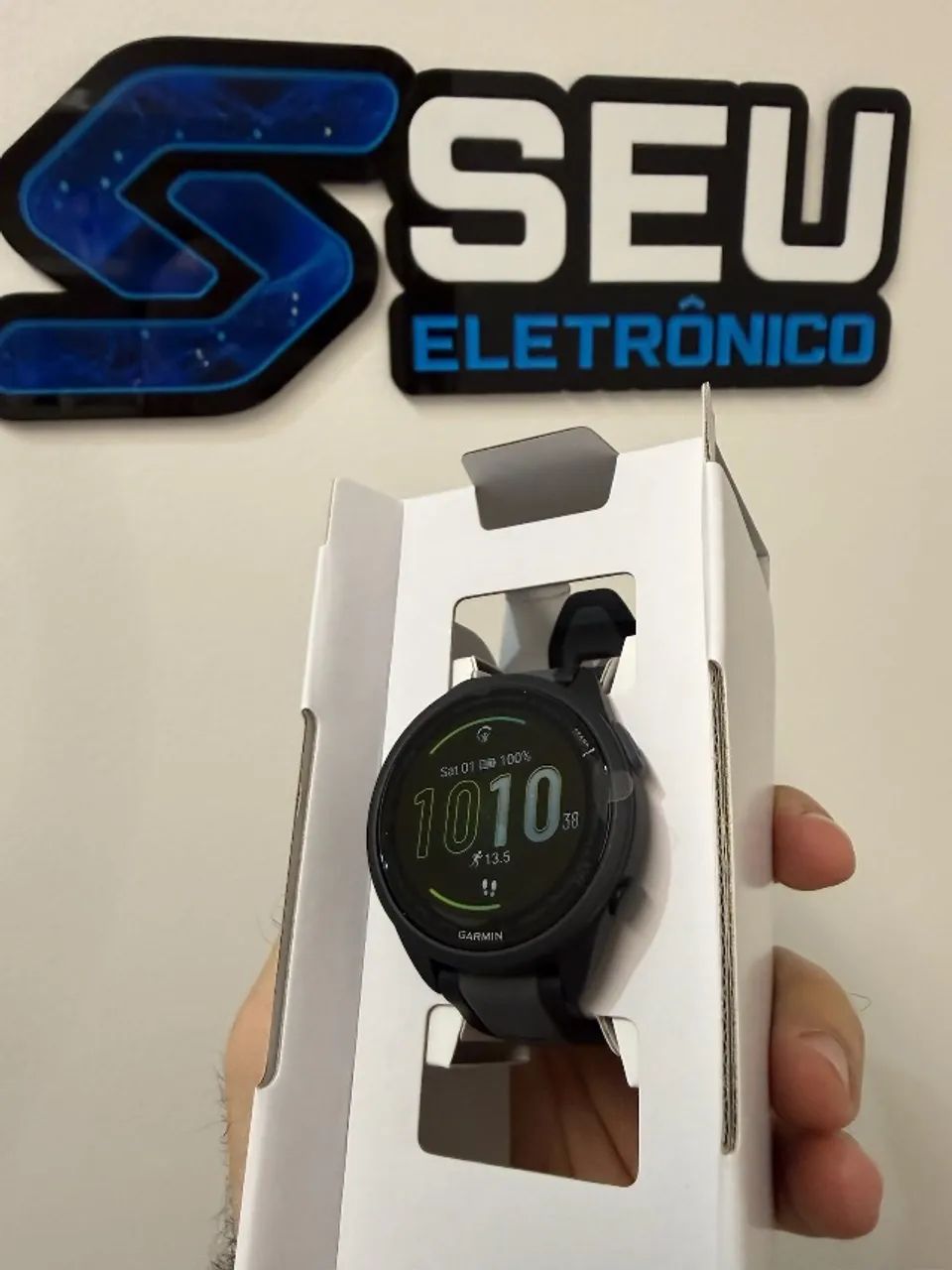 Garmin FR 165 | 43mm | 1 ano de Garantia | Revenda Autorizada Garmin | 10x sem juros | - Foto 3