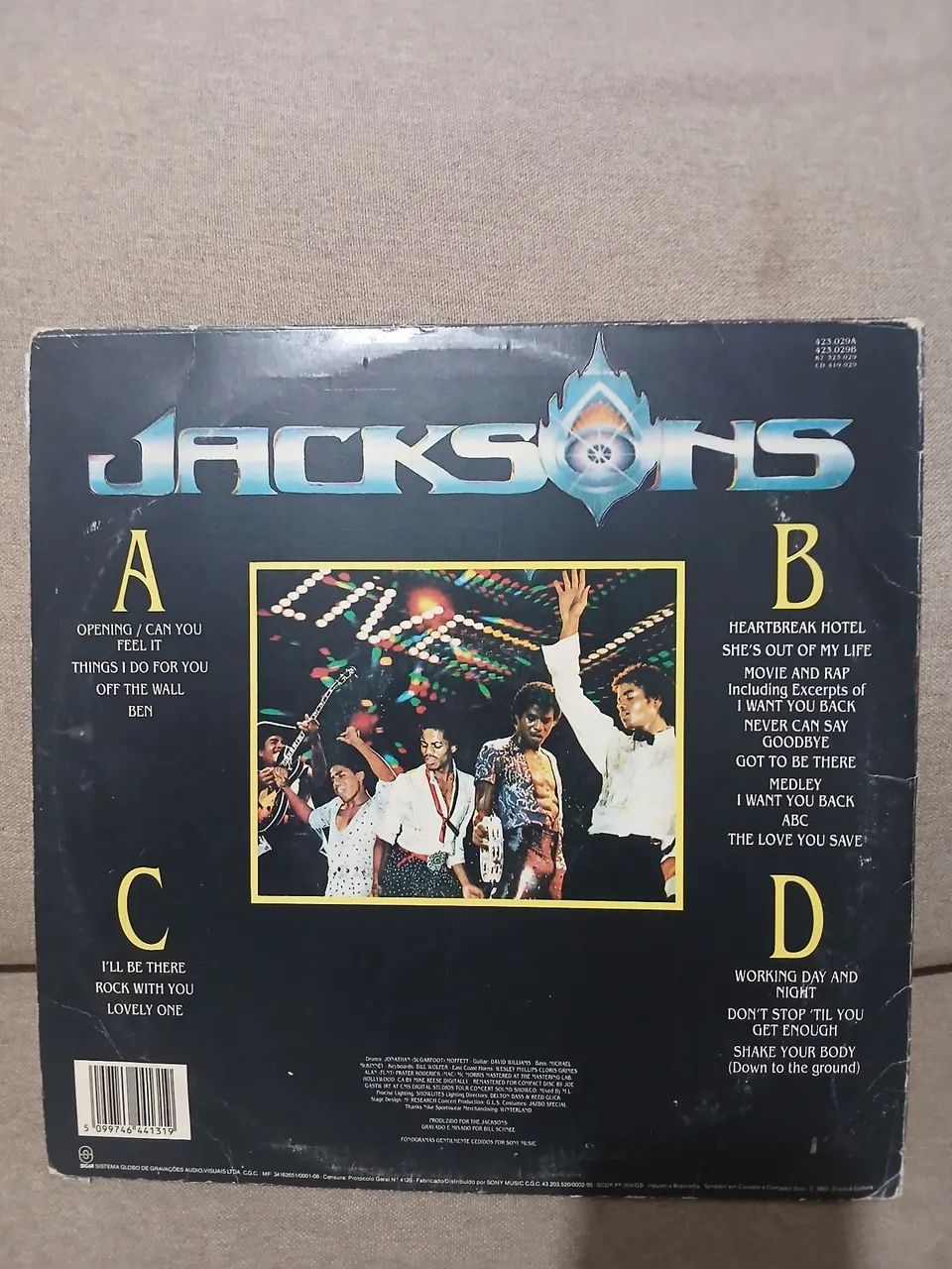 Disco de vinil Michael Jackson The jacksons live duplo - Foto 2