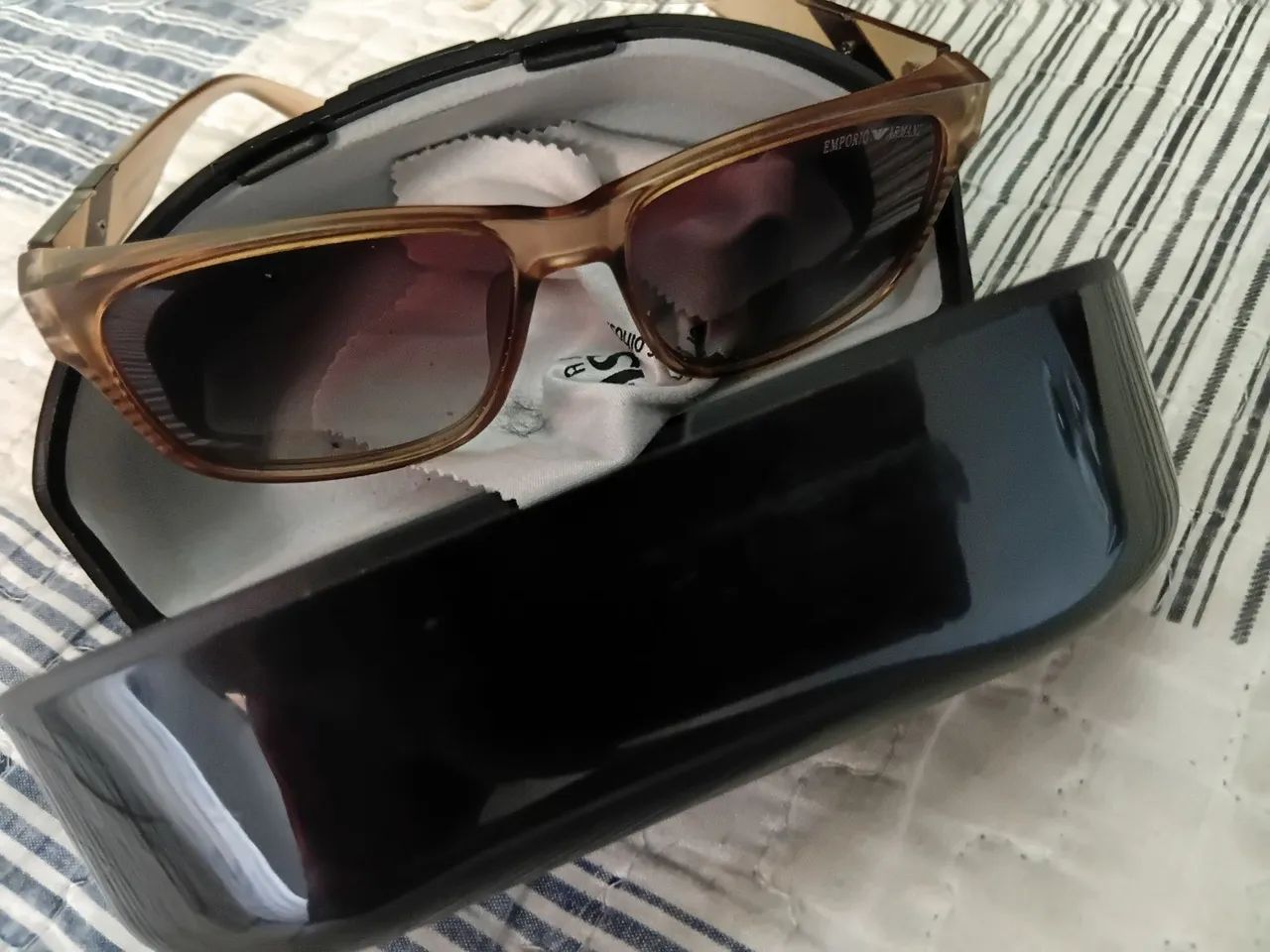 Óculos Armani Exchange marrom - Foto 3
