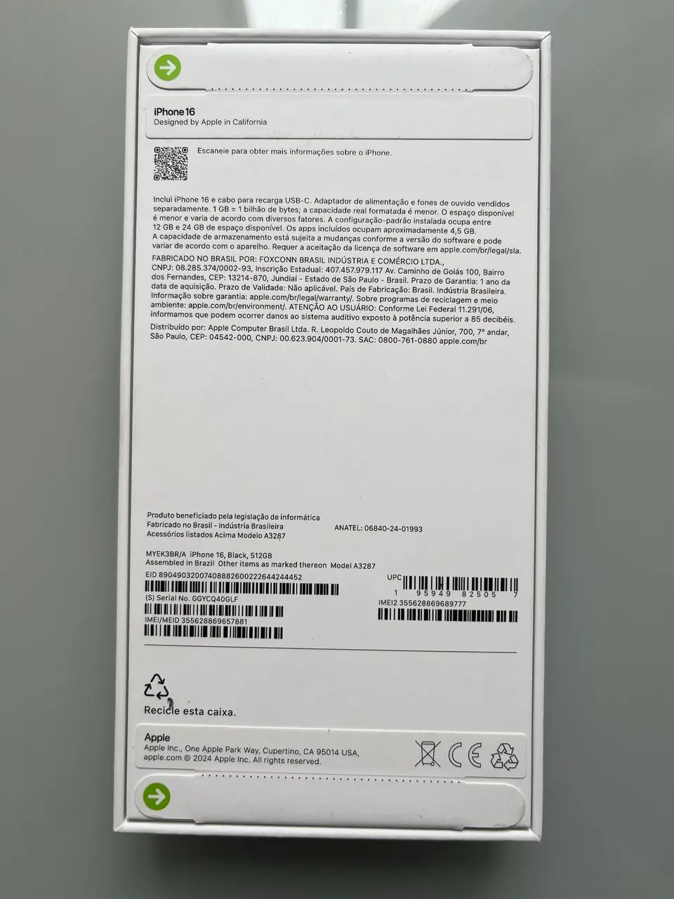 iPhone 16 512GB - Lacrado - Foto 4