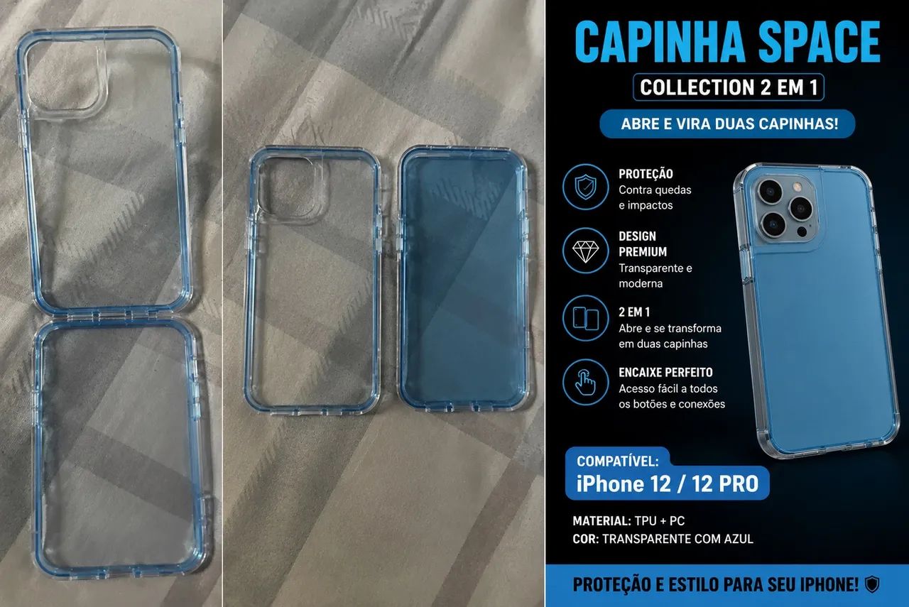 Capa iPhone 12 e 12 PRO 