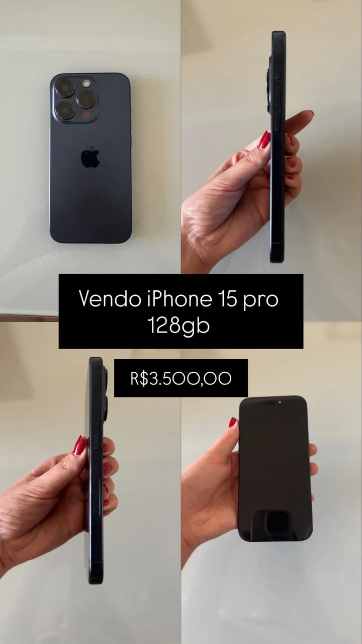 Celulares APPLE IPHONE 15 PRO Usados, seminovos e Novos no Brasil
