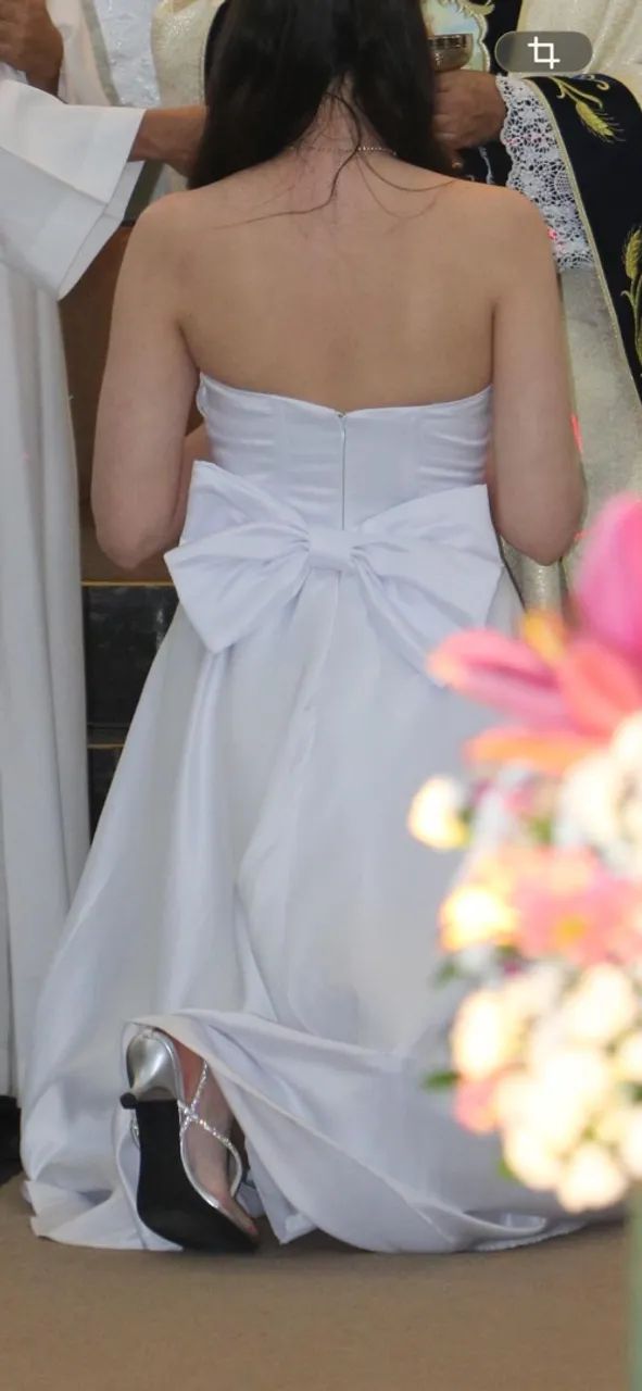 Vestido branco midi  - Foto 2