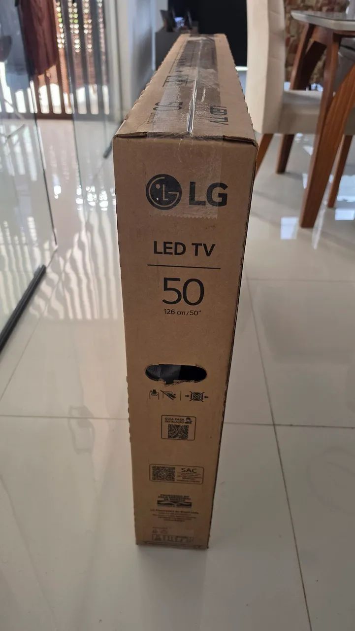 Vendo TV LG 50 polegadas Smart 4k zerada lacrada com nota fiscal e 1 ano de garantia. - Foto 4