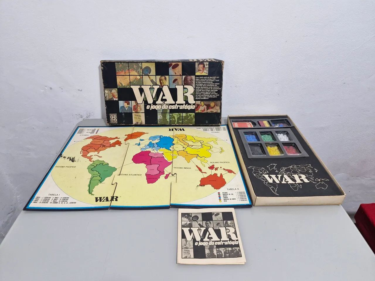 Jogo War - Edição Clássica - Completo (Anos 70/80)