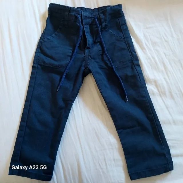 Calça infantil masculino 1 ano