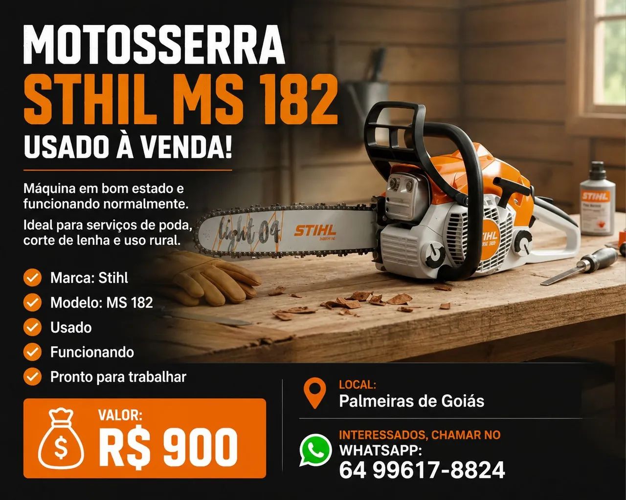 Moto Serra Sthil Ms182