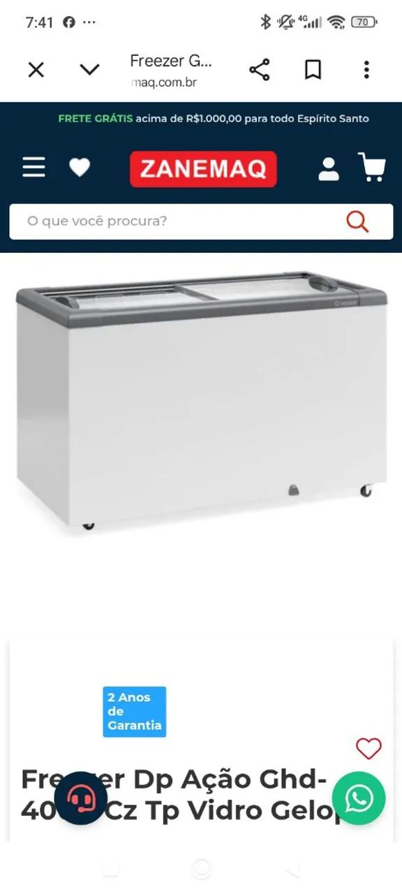 Freezer horizontal MetalFrio  - Foto 2
