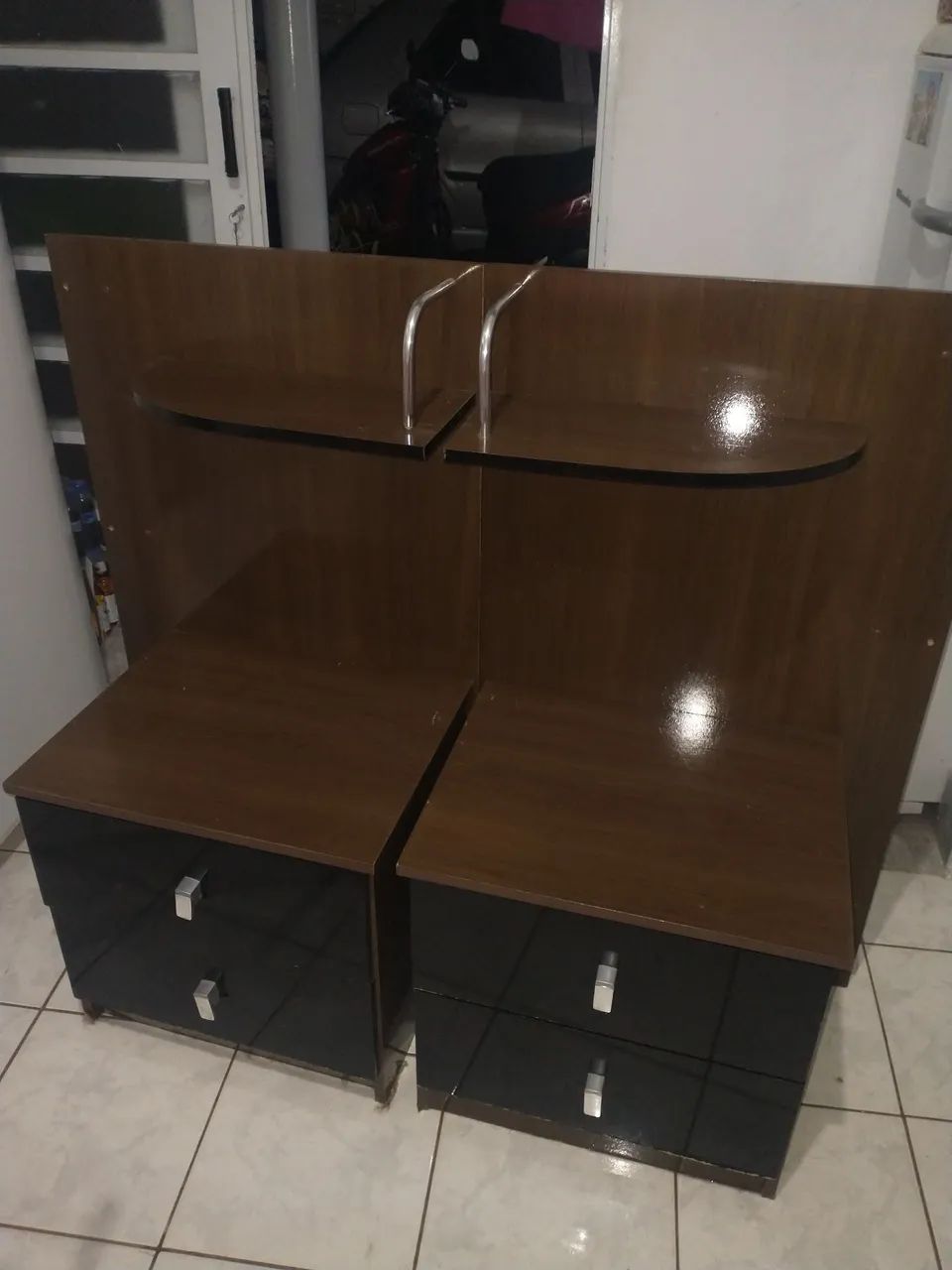 2Criado de cabeceira de cama com gaveta  - Foto 3