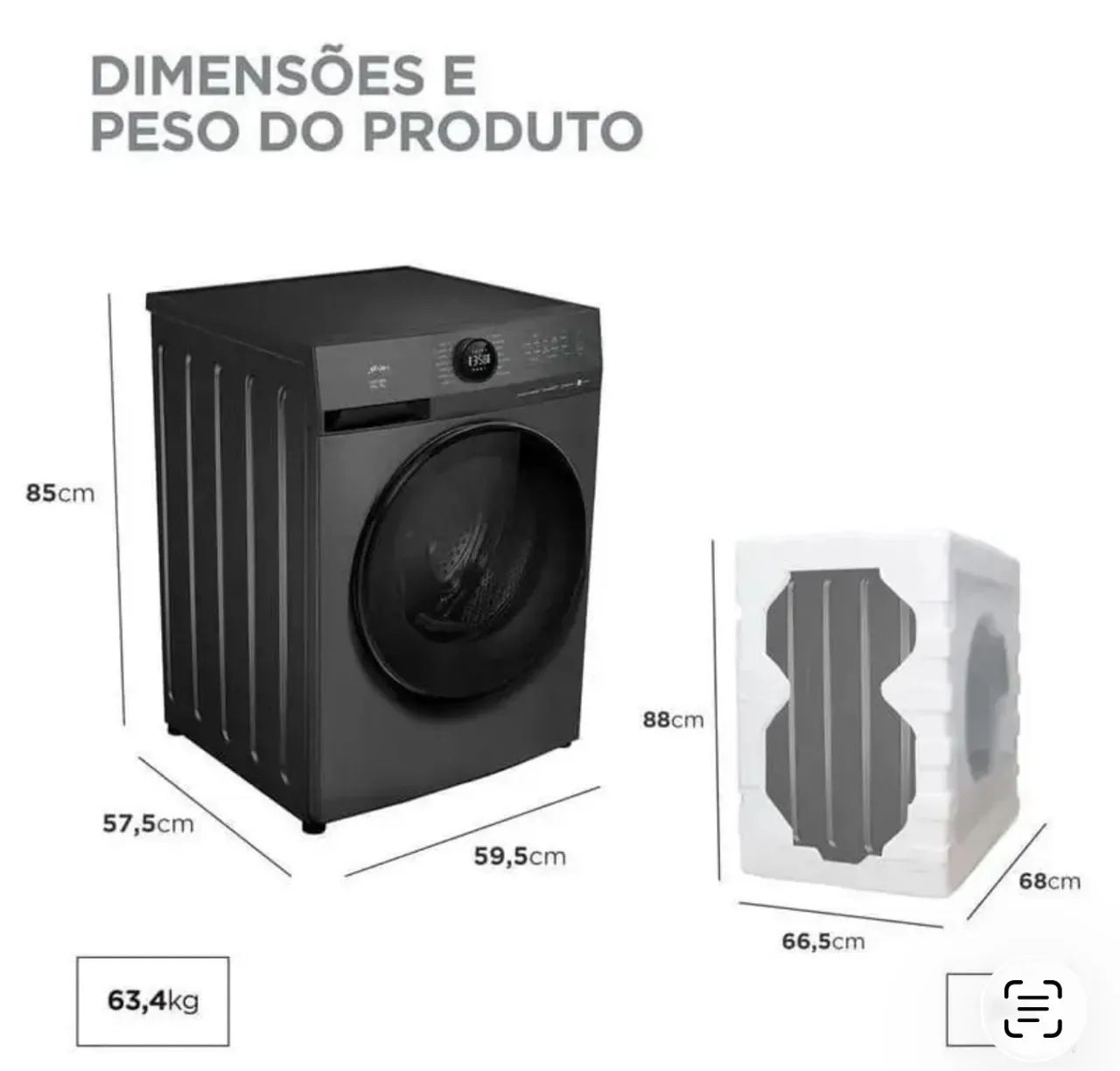 Lava e seca Midea 11k  - Foto 3