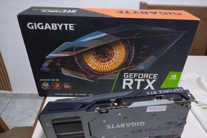 Antes da Alta dos Preços - RTX 3060 Ti Gigabyte 8GB - Foto 3