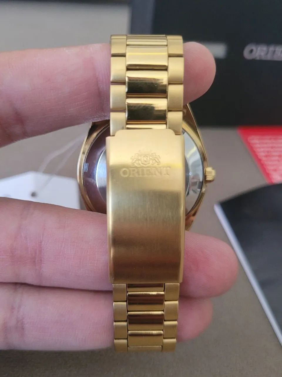 Orient 3 estrelas dourado - Foto 3