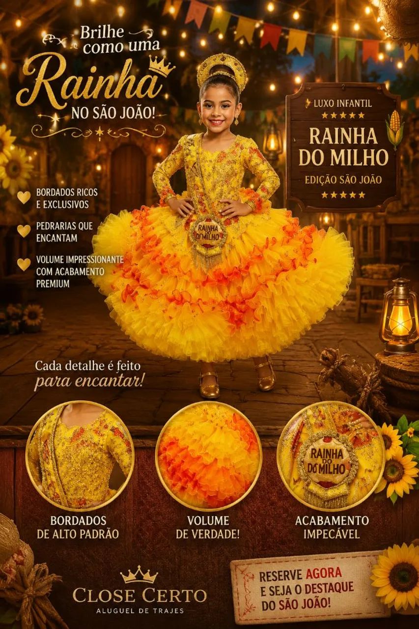 Vestido de criança são João (a partir de 60,00) - Foto 5