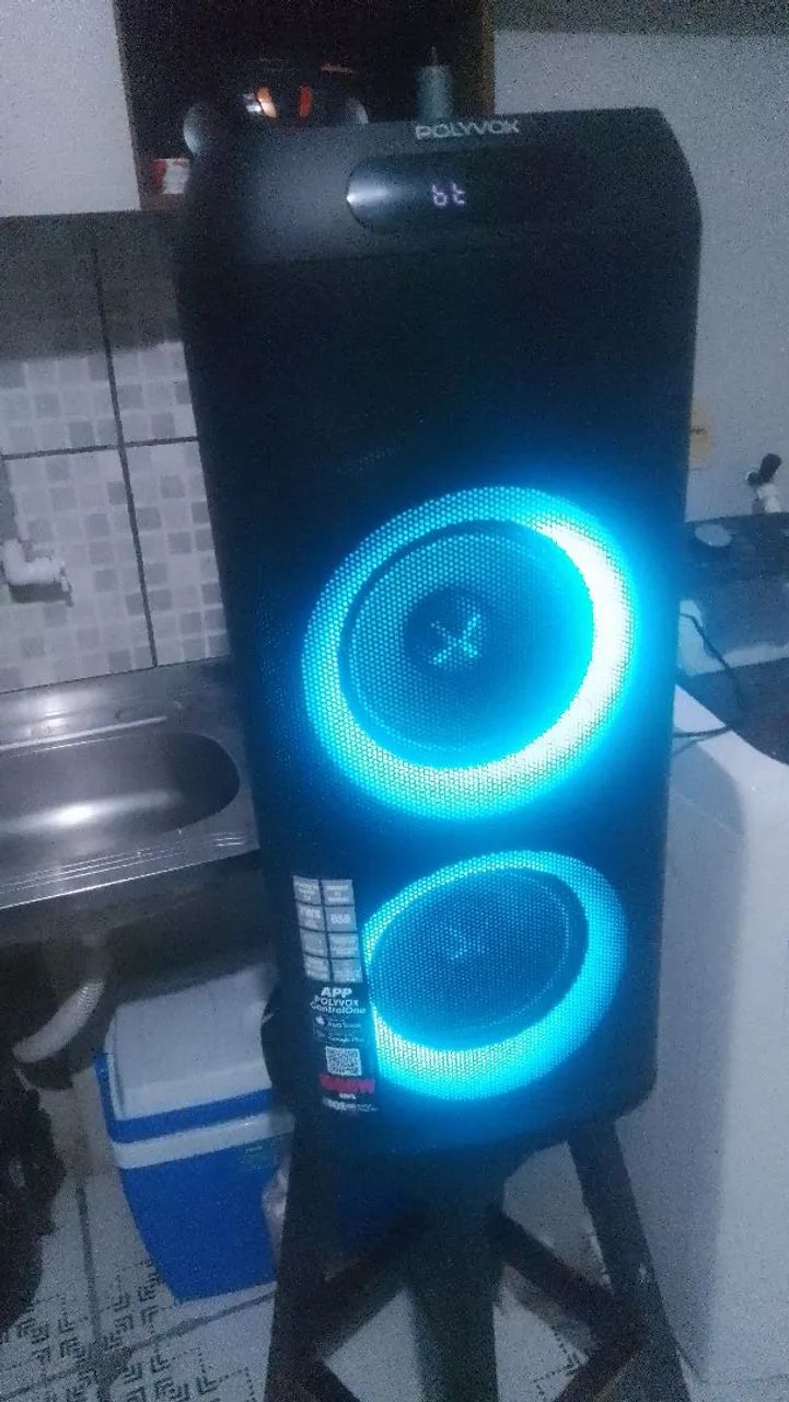 Caixa de som zerada na caixa 