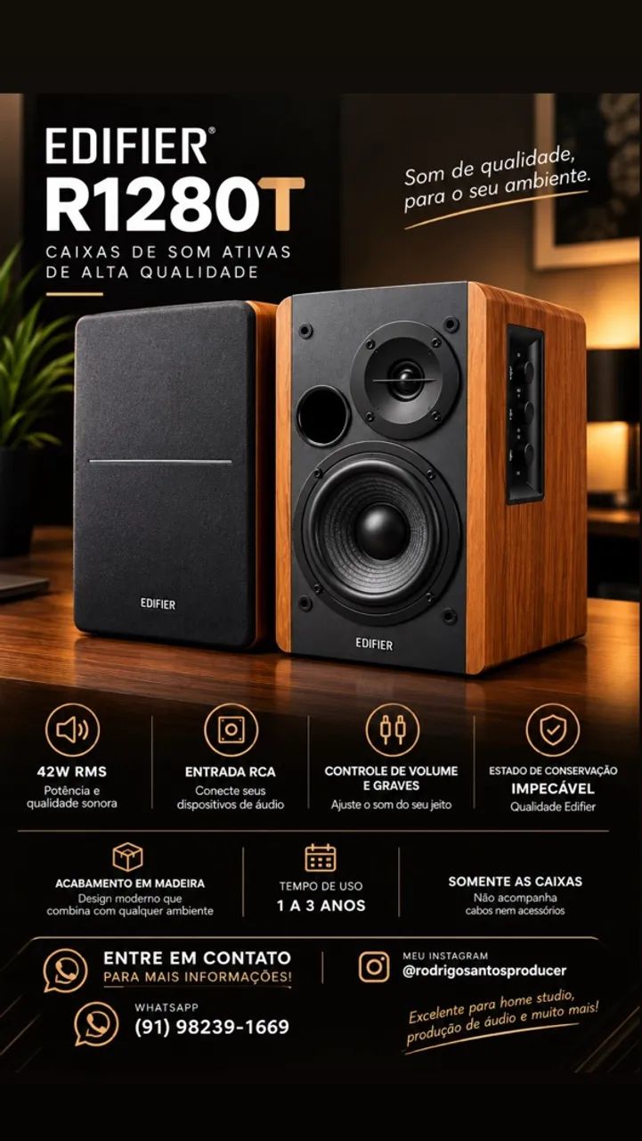 Monitor Edifier R1280T 42w
