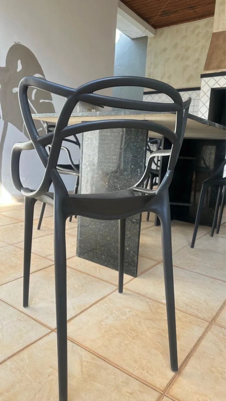 Mesa de granito com cadeiras - Foto 3