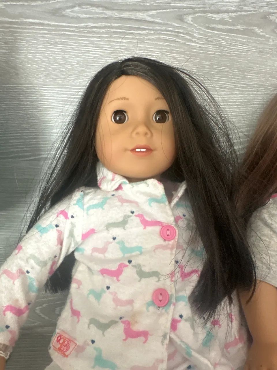 Boneca American girl com a caixa e roupas inclusas